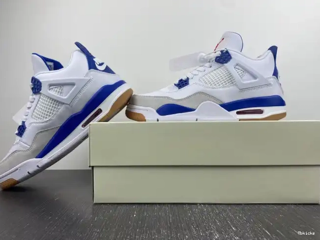 Rep TBK Retro DR5415-140 Jordan 4 SB Blue Pine 0615